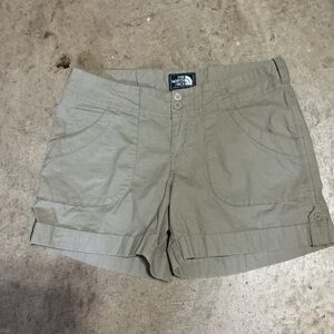 The North Face Women's Light Olive Cargo Shorts